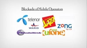 Telcos suffered because of the blockade