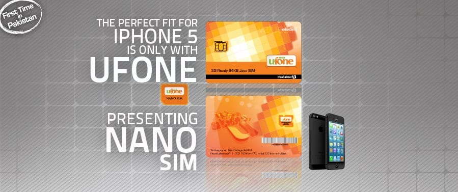 Seal the deal of iPhone 5 with Nano SIM from Ufone