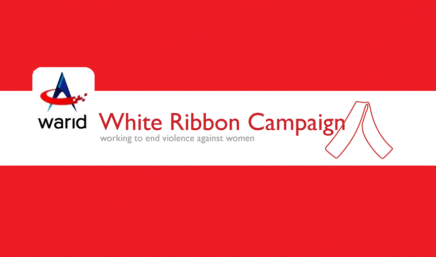 Warid Joins White Ribbon Campaign