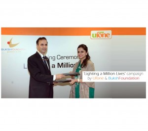 Ufone and Buksh Foundation starts ‘Lighting a Million Lives’ campaign