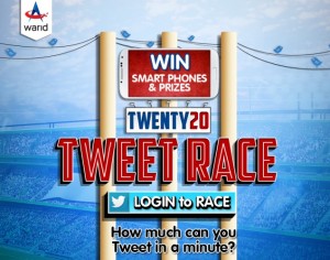 Win Smartphones in Warid T20 Tweet Race