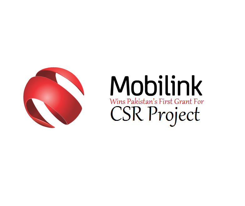 Mobilink wins Pakistan’s first grant for CSR Project