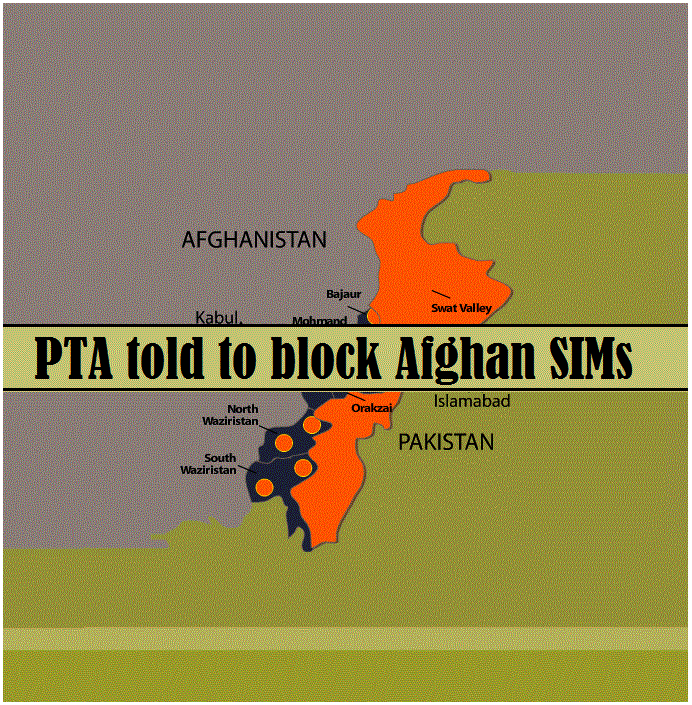 PTA told to block Afghan SIMs