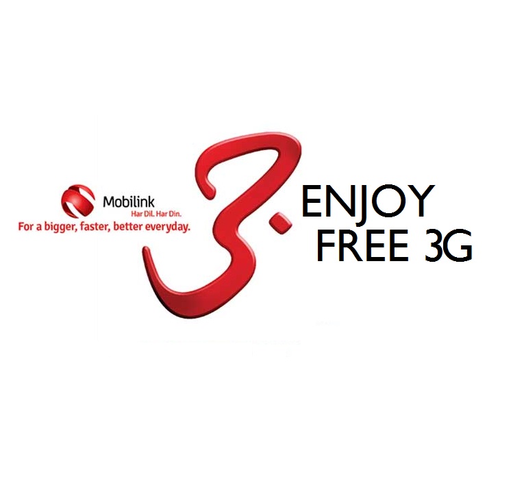 Mobilink provides free 3G services across Major Cities of Pakistan