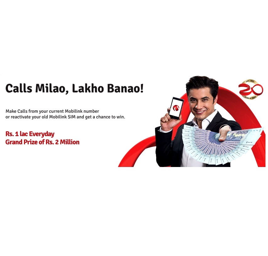 Mobilink Brings Calls Milao, Lakhon Banao Offer