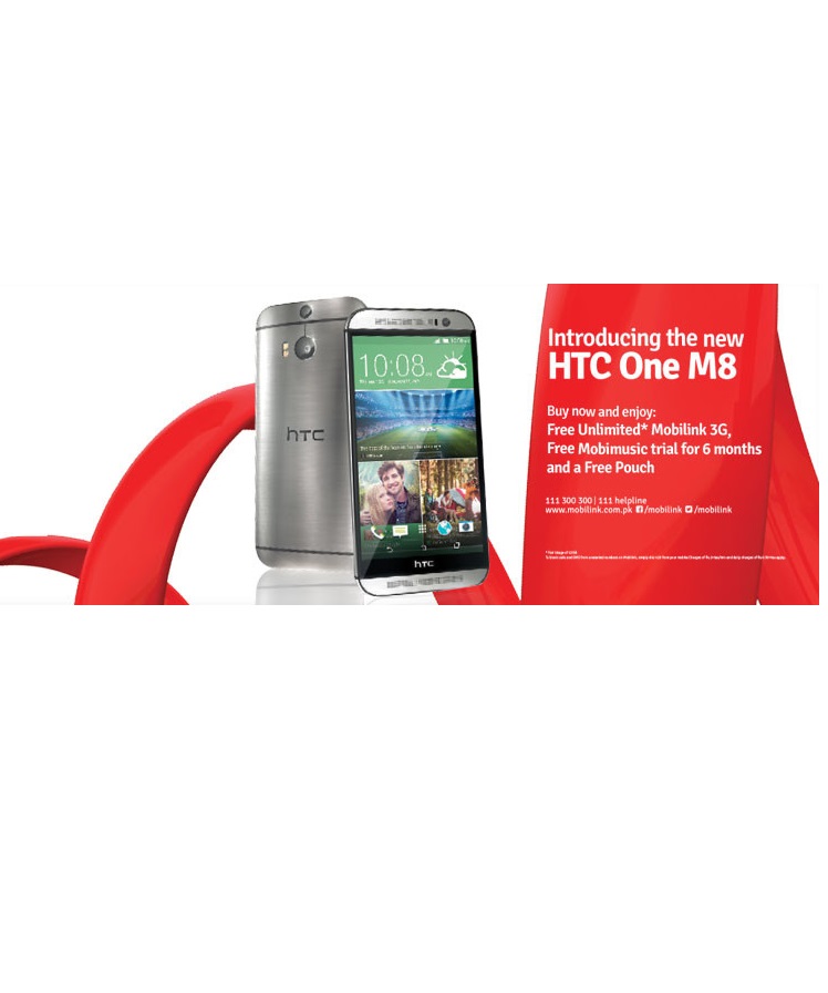 Mobilink brings HTC One (M8) for its Customers