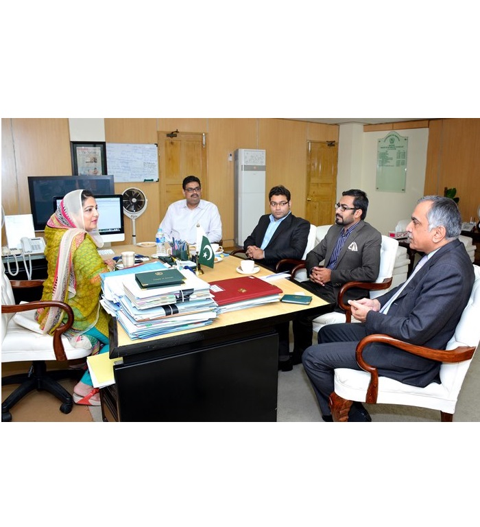 Lycamobile delegation called on Minister IT Mrs. Anusha Rahman Khan