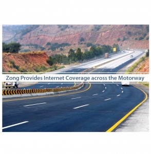 Zong Provides Internet Coverage across the Motorway