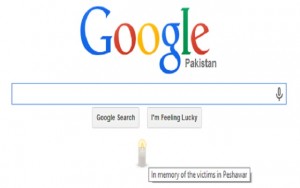 google-condolences-peshawarattack-with-a-candle-on-its-homepage