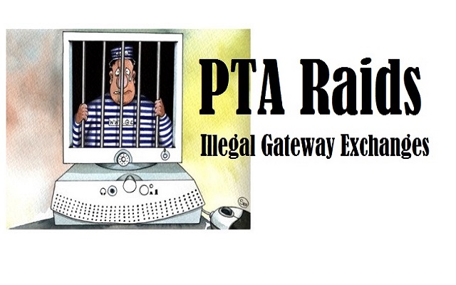 PTA Raids 5 Illegal Gateway Exchanges in Hafizabad