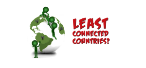 least connected countries