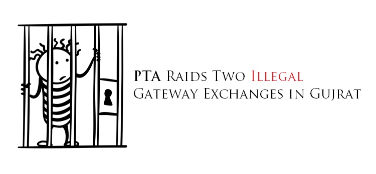 PTA Raids Two Illegal Gateway Exchanges in Gujrat