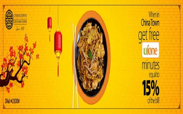 Ufone Gives FREE Minutes on Visiting CHINATOWN