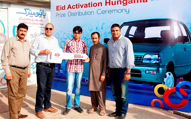 Zong Gives Mehran car to Award Winner of Activation Campaign