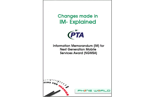 Pakistan IM For NGSMA - Changes Made in IM Explained