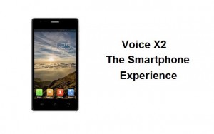 Voice X2 the Smartphone Experience with Qualcomm Processor