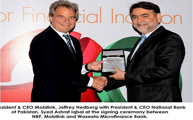 Mobilink and National Bank of Pakistan Signs a Strategic Agreement