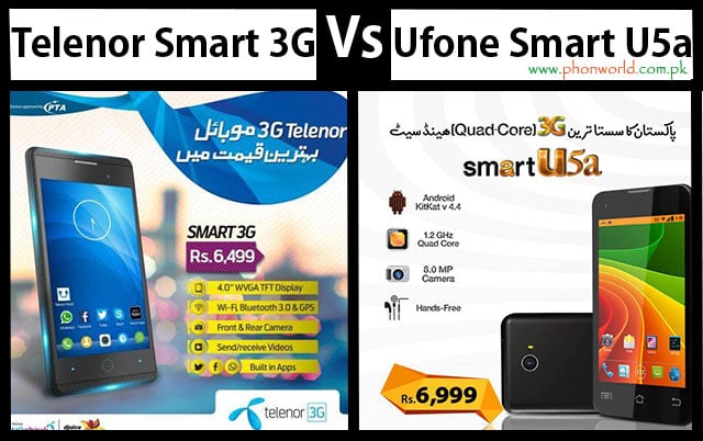Ufone Smart u5a Vs Telenor Smart 3G Review