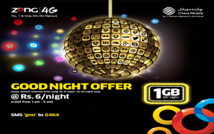 Zong Introduces Good Night Offer