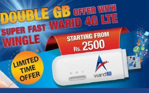 Warid Pakistan Launches LTE Broadband Wingle and MiFi
