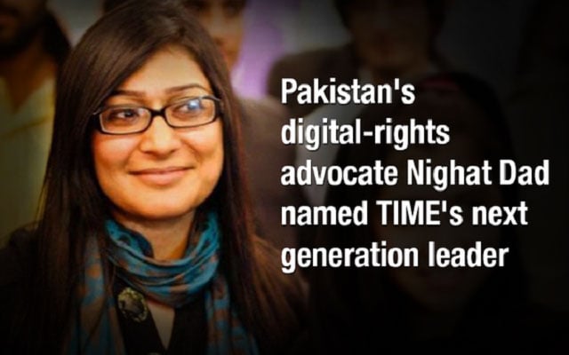 Nighat Added to the Generation Leaders List of TIME Magazine