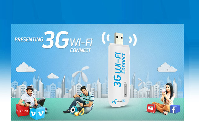 Telenor Launches 3G Enabled Wingle and Dongle