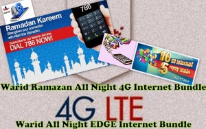 Warid Ramazan All Night 4G Internet Bundle