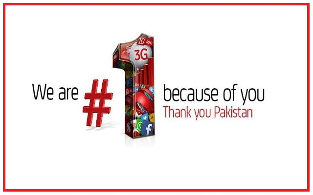 Mobilink Thanks Pakistan For Making it No. 1 Network