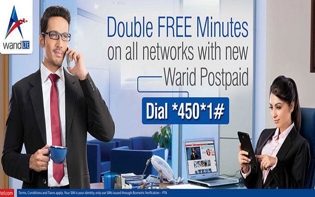 Warid Introduces Free Double Bundle Offer for Postpaid Customers