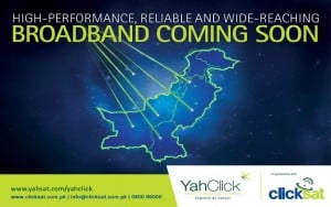 YahClick Announces to Launch Satellite Broadband Services in Pakistan