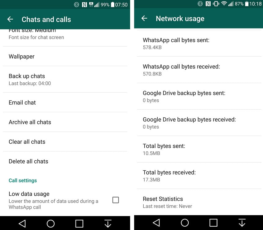 WhatsApp Updates Bring Notifications, Data Usage and Interface changes
