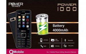 QMobile Presents Biggest Battery Bar Phone Power 1000
