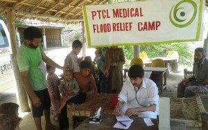 PTCL Sets up Medical Flood Relief Camp in Flooded Areas