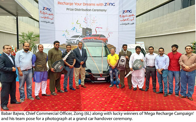 Zong Hands Over, A Brand New BMW & 2 Toyota Corolla Cars to 3 Lucky Winners