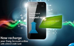 Zong Introduces Online Recharge with Debit or Credit Card