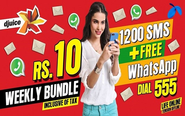 Djuice Brings SMS and WhatsApp together at Just Rs 10