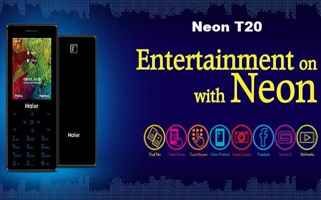 Haier Launches First Touch Screen & Touch Keypad Phone- Neon T20