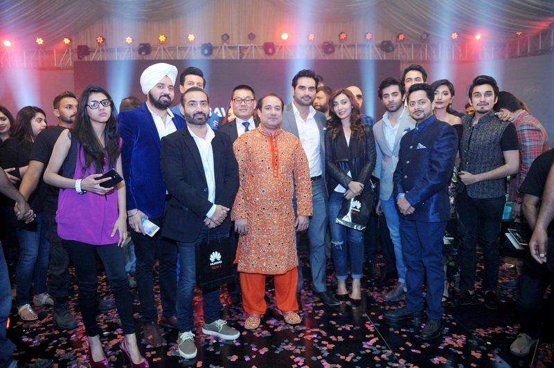 Mr Rahat Fateh Ali Khan with the Fashion icons, Ayesha Khan, Uzair Jaswal and others