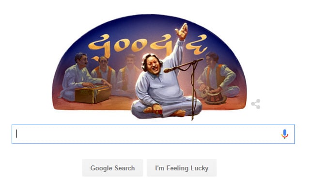 Google Pays Tribute to Nusrat Fateh Ali Khan on 67th Birth Anniversary