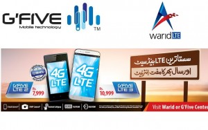 Warid Brings Free 4G Internet on Purchase of G'Five LTE 2 and LTE 3