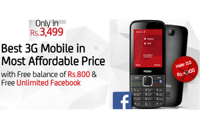 Mobilink Relaunches Haier Klassic J10 Smartphone with Same Promotional Offer