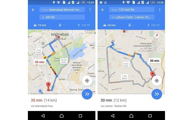 Google’s Live Traffic Feed is Finally Enabled in Pakistan