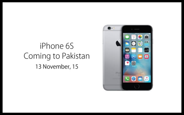 Apple iPhone 6s & 6s Plus coming to Pakistan on 13th November 2015