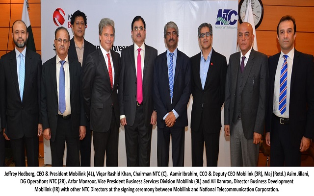 NTC Signs Agreement with Mobilink for Provision of GSM/3G/ICT Services to NTC Customers