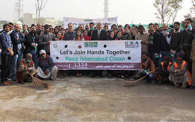 Telenor Pakistan in Collaboration with CDA Took City Cleanliness Initiative
