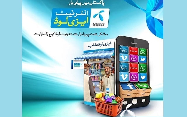 Telenor Brings First Time in Pakistan Internet Easyload Service