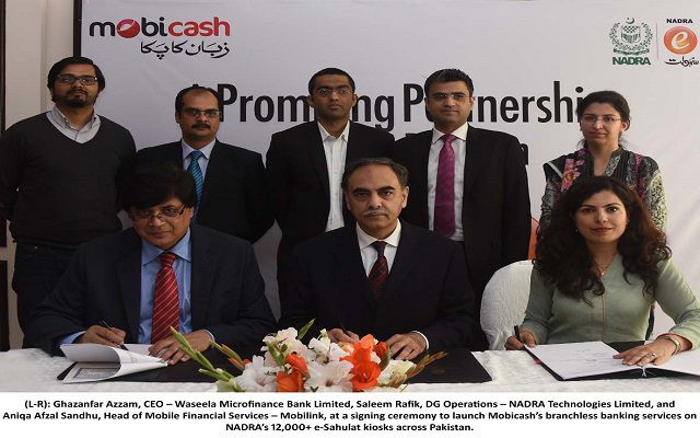 Mobicash Partners with NADRA to Expand Branchless Banking Footprint