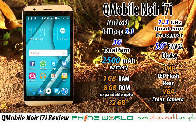 QMobile Presents Noir i7i at an Amazing Price of Rs 8650