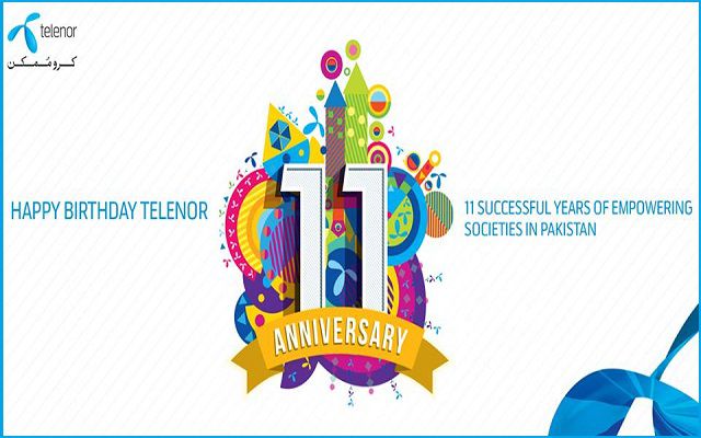 Telenor Pakistan Celebrating its 11th Anniversary
