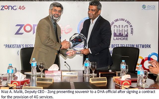 DHA to Get Digitized with Zong 4G Services